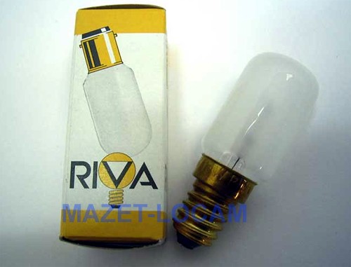 Ampoule RIVA E14 6V 15W 22X63