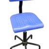 Chaise bleue PVC