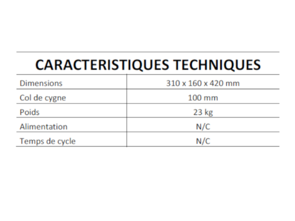 Presse manuelle à oeillet auto-perçante PRM22 – Image 4