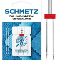 AIGUILLE DOUBLE 4,0/80 SCHMETZ (SWI)