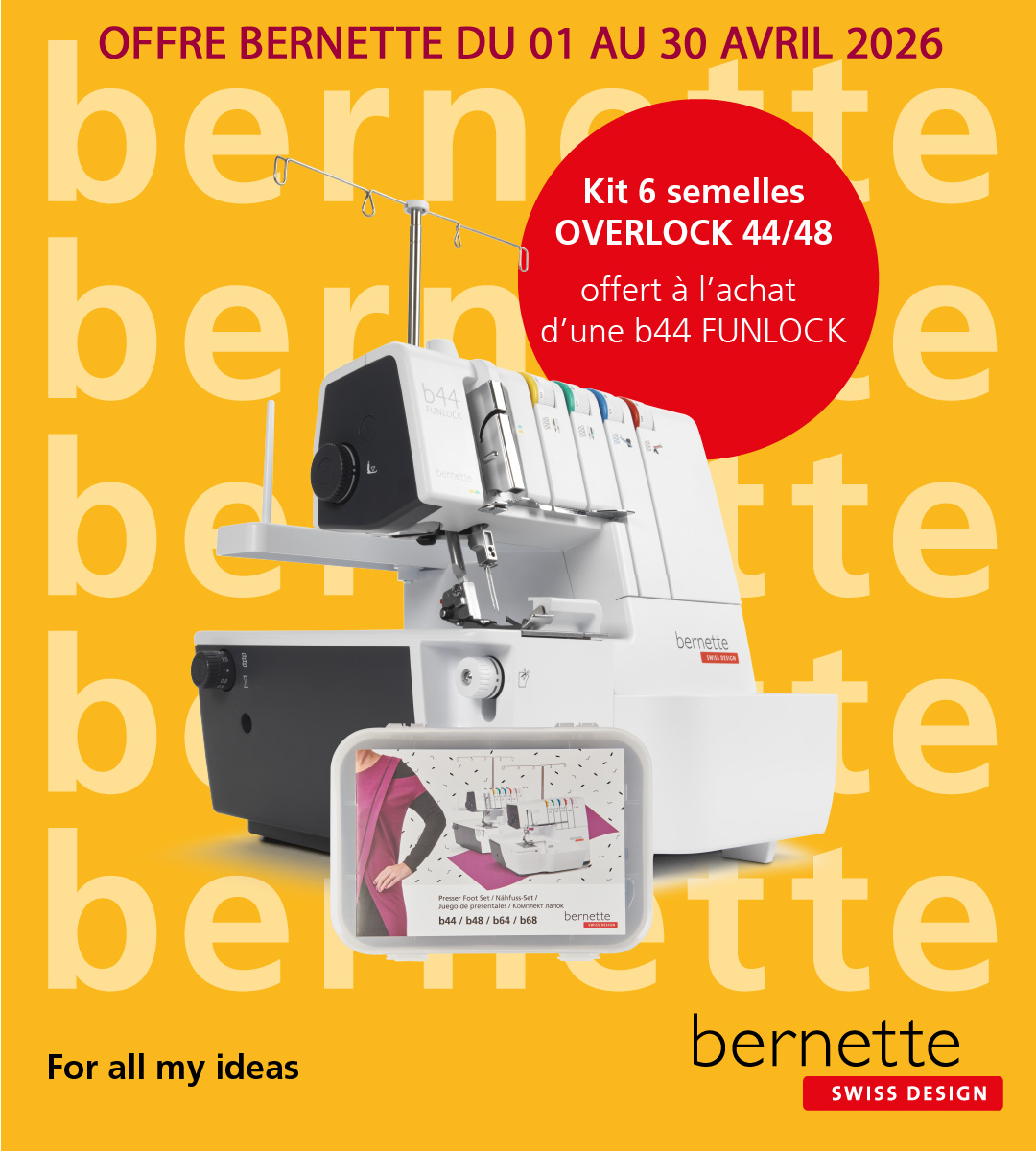 SURJETEUSE BERNETTE B44 FUNLOCK